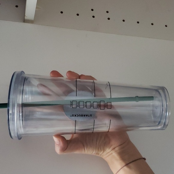 Starbucks coffee 24oz venti cold cup tumbler with straw - Picture 4 of 4